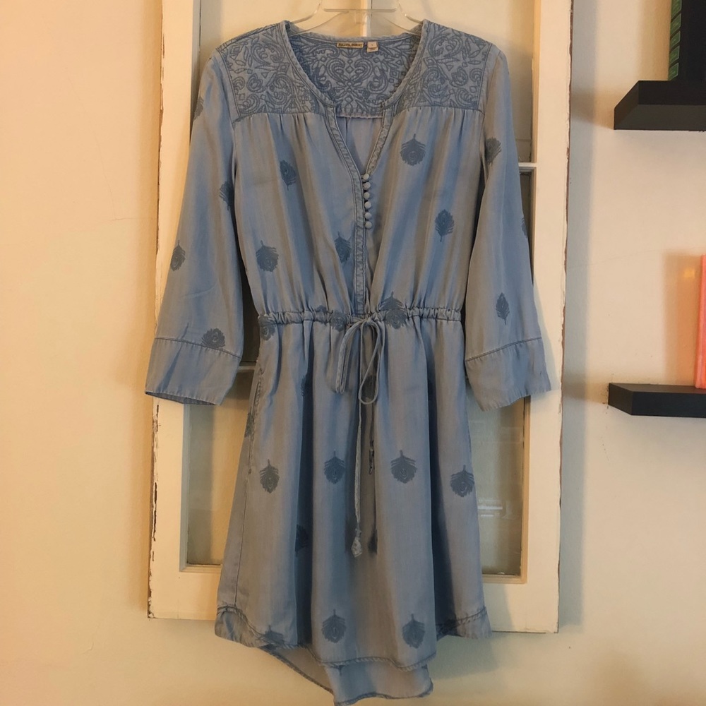 Holding Horses Riley Chambray Dress - S - Picture 3 of 7